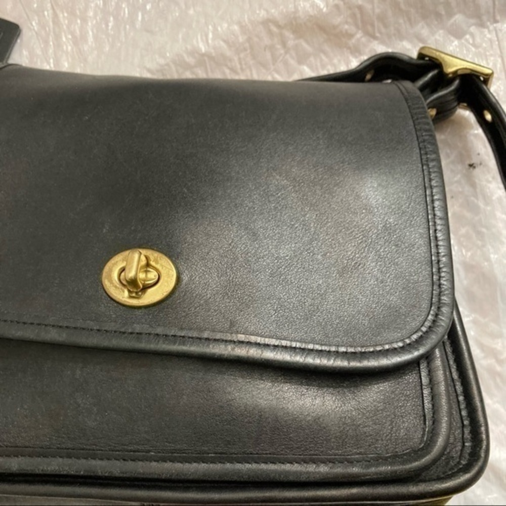 Coach 9061 vintage black leather rambler bag - Picture 5 of 16